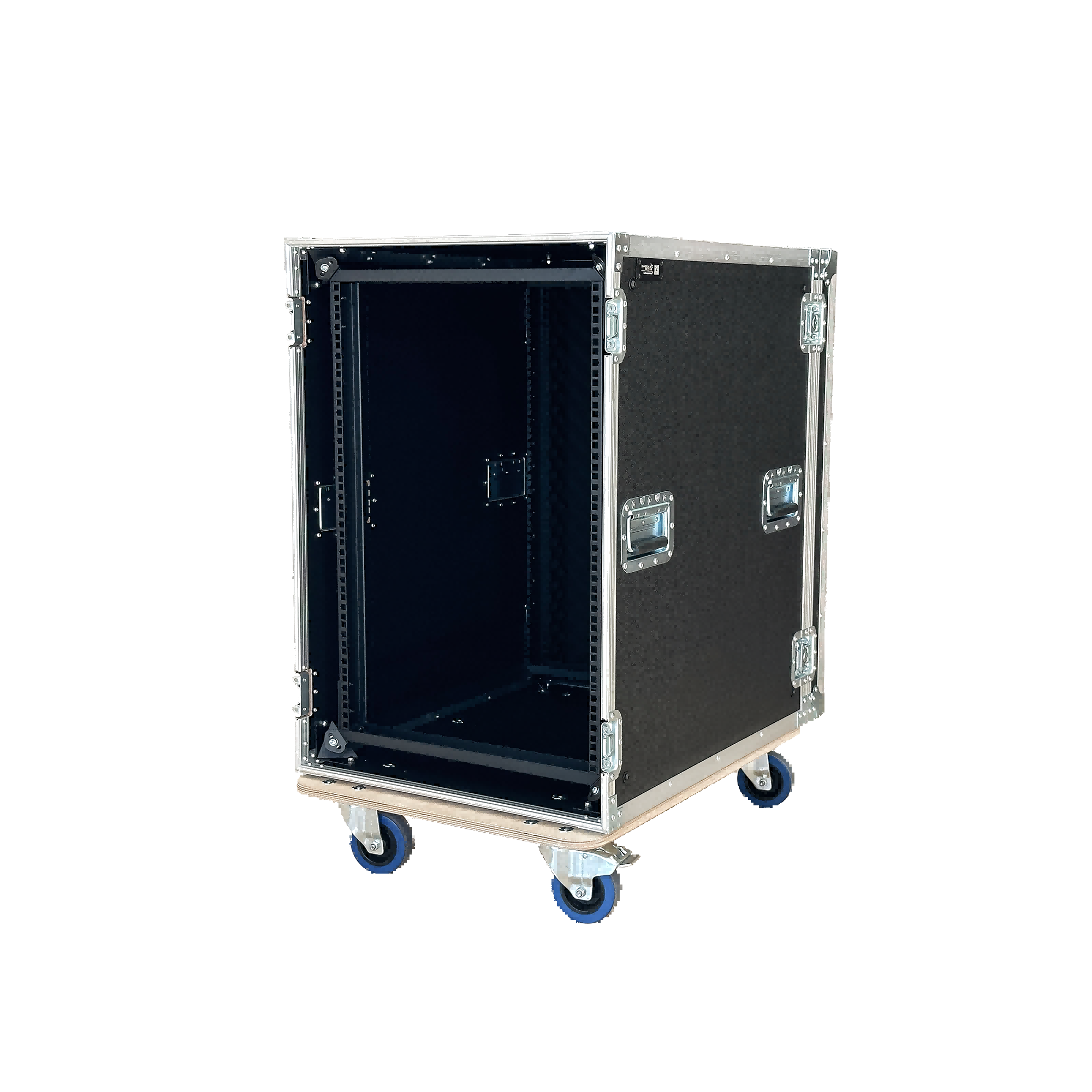 16U Shockproof Flight Case with Built-in Suspended Fixing Bracket