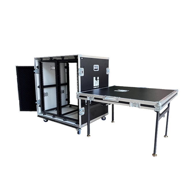 Dual 22U Flight Case