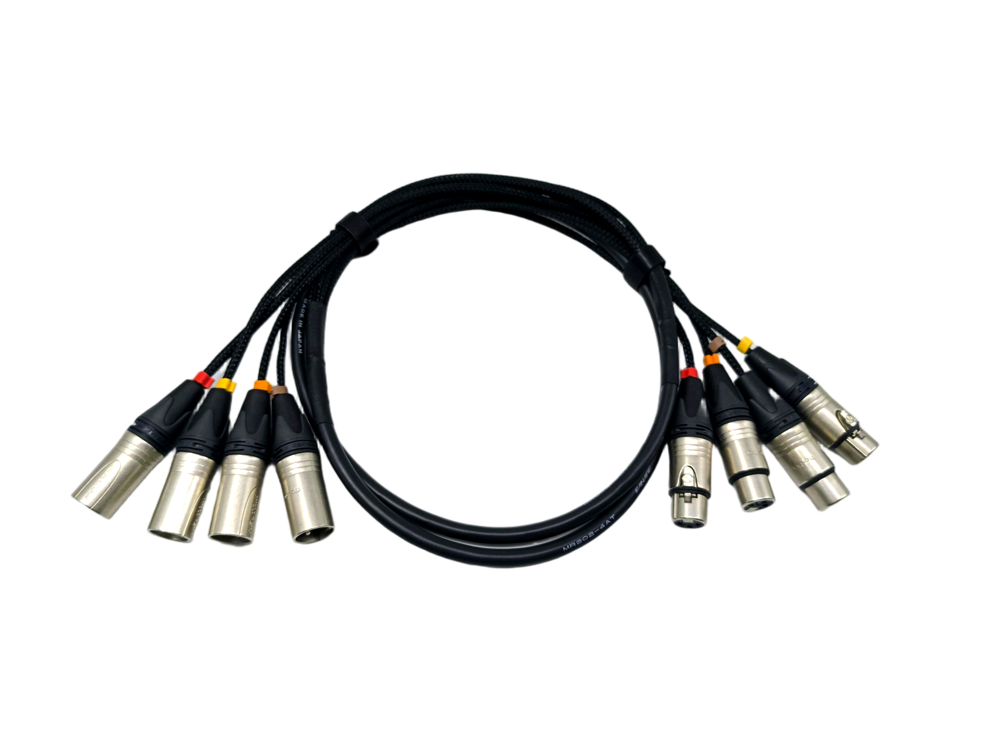 4路卡侬公母信号缆