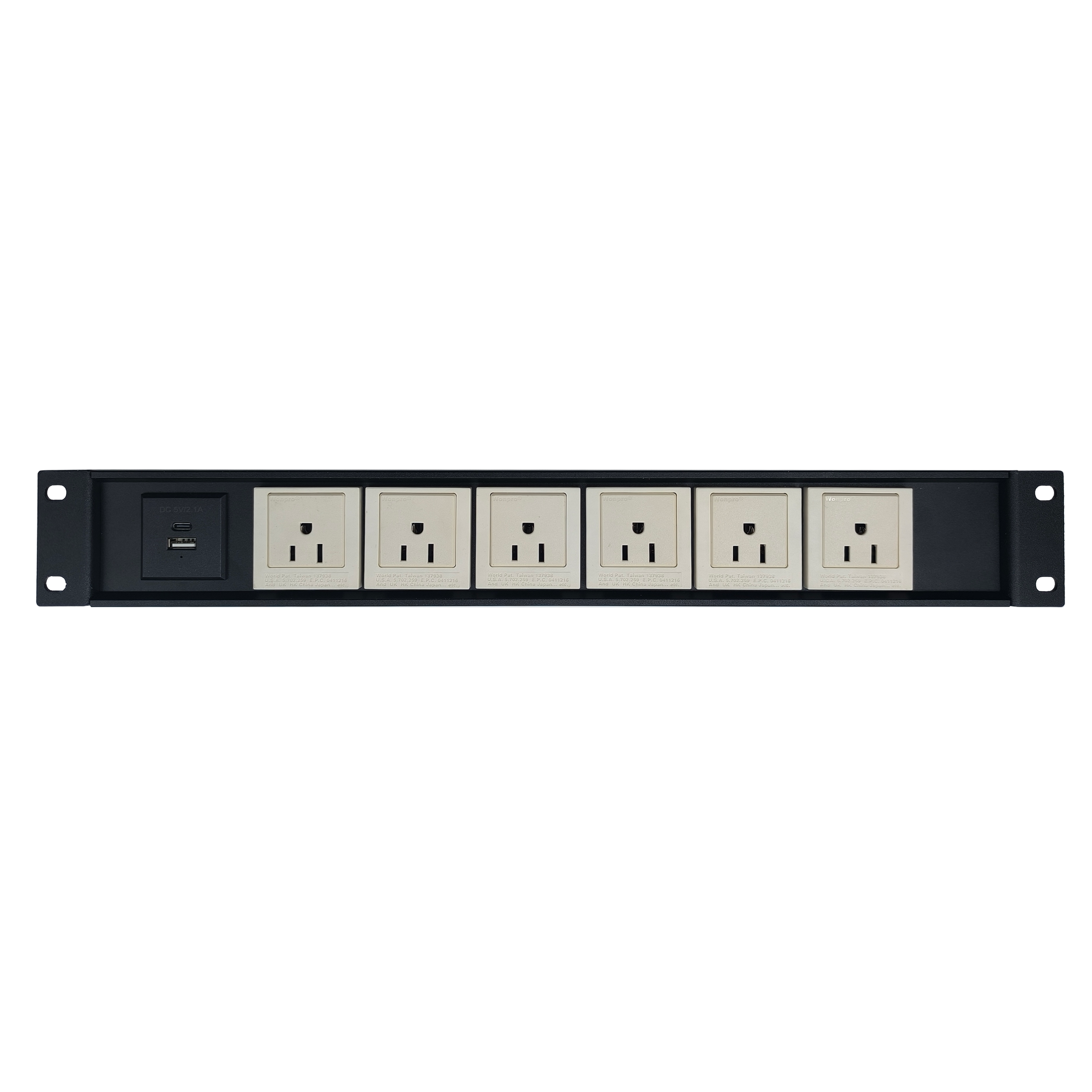 US Standard Outlet Box (Rack-Mountable)